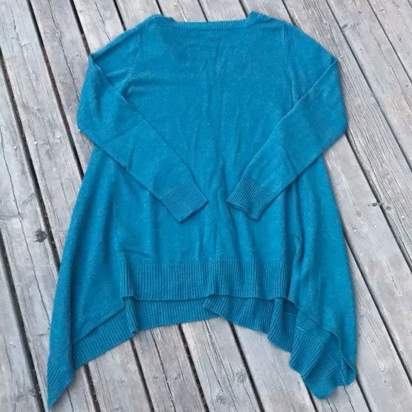 💫4/30 LARRY LEVINE Asymmetrical Sweater Tunic - Picture 6 of 7